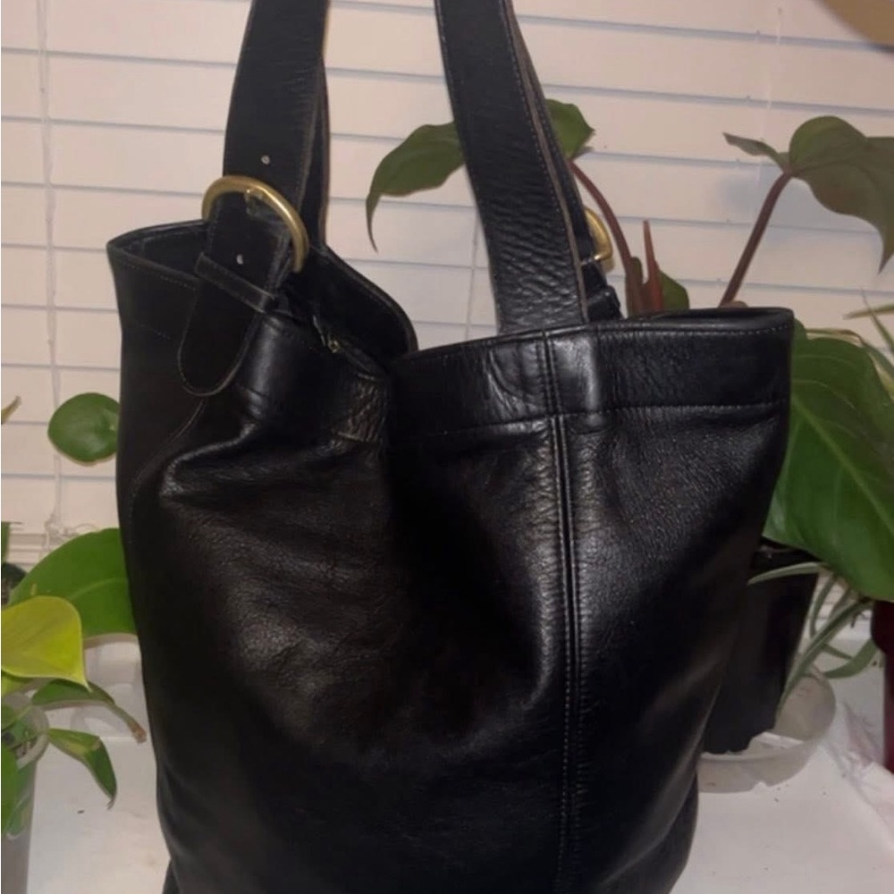 vintage 90s coach xl soho duffle shoulder tote bag 4082 - Picture 2 of 7